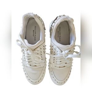 Philippe Plein sneakers with the spikes,leather,mesh, removable insole.Unisex 38